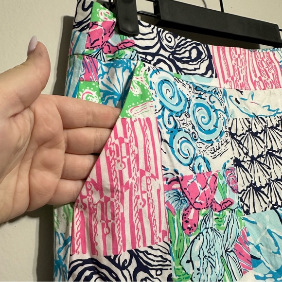 NWOT Lily Pulitzer Marigold Skort Sealife/Ocean themed Size 0 Multicolor - Picture 4 of 10